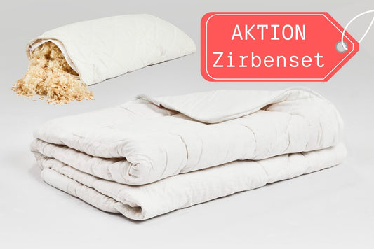 Zirbenset | Zirbenkissen + Zirbendecke